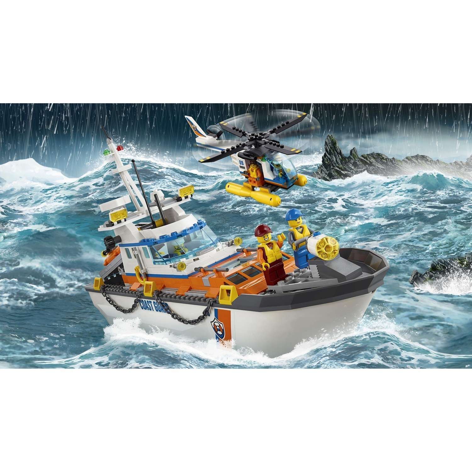 Конструктор LEGO City Coast Guard Штаб береговой охраны (60167) - фото 6