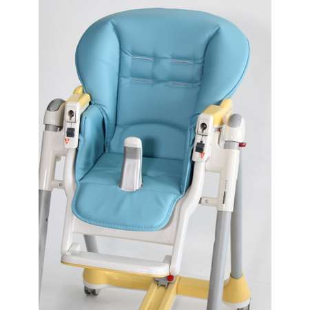 Чехол из экокожи Чехольчик ОК на стульчик для кормления Peg perego Prima Pappa Diner голубой