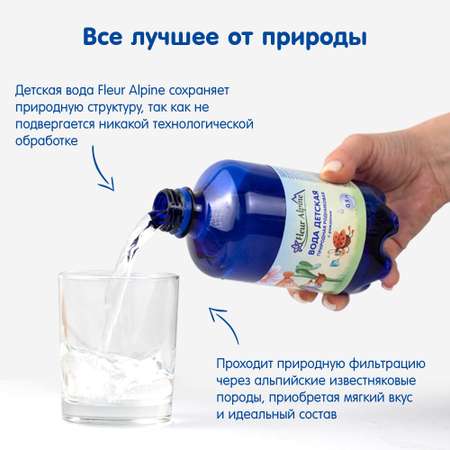Вода питьевая Fleur Alpine 0.5л с 0месяцев