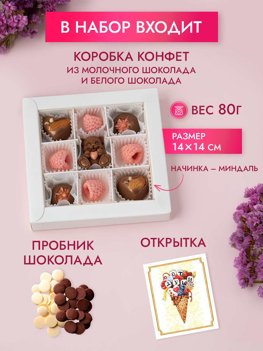 Набор шоколадных конфет Choc-Choc Медвежонок - фото 3