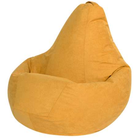 Кресло-мешок DreamBag Желтый Велюр XL