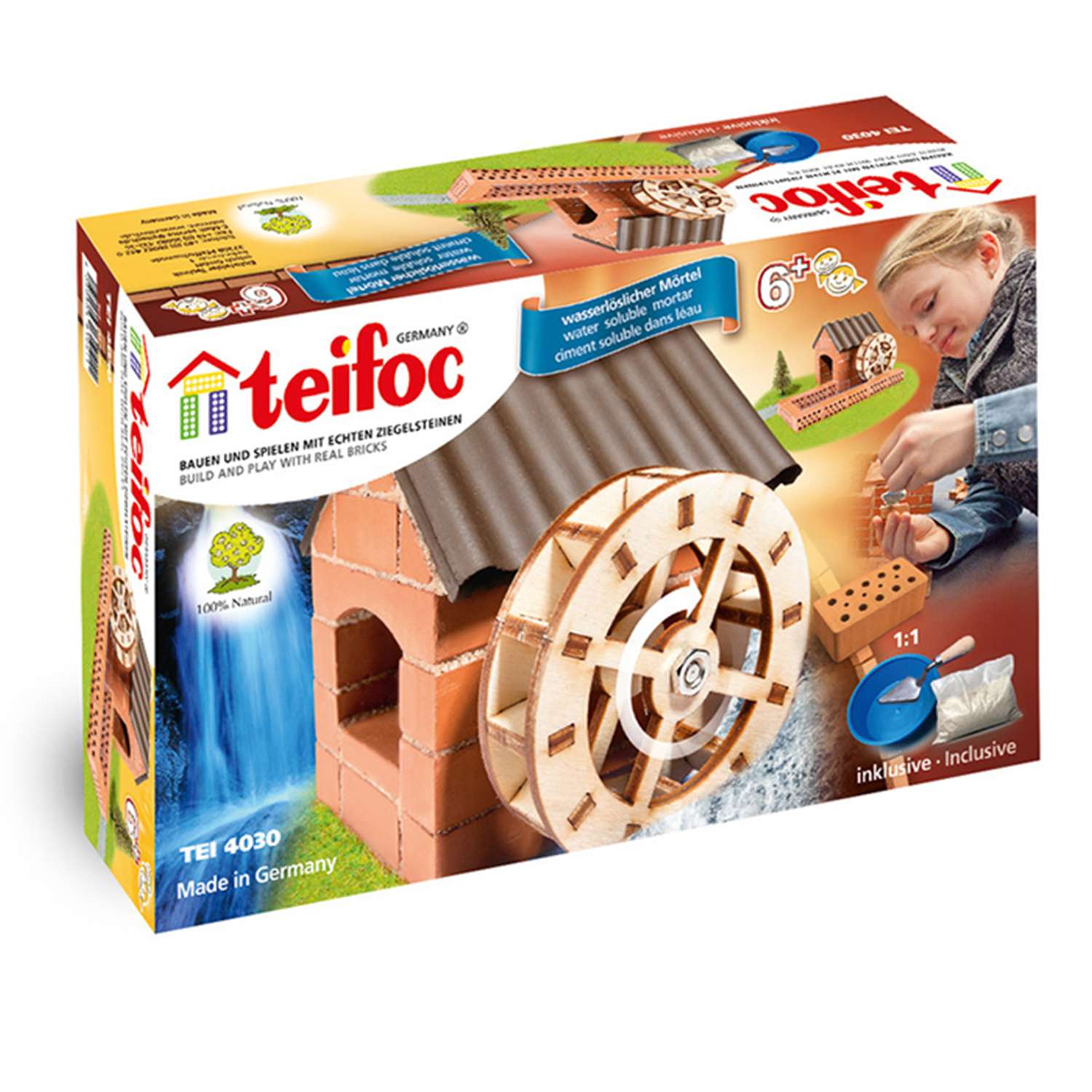 Конструктор teifoc Строительный набор Водяная мельница TEI 4030 - фото 1