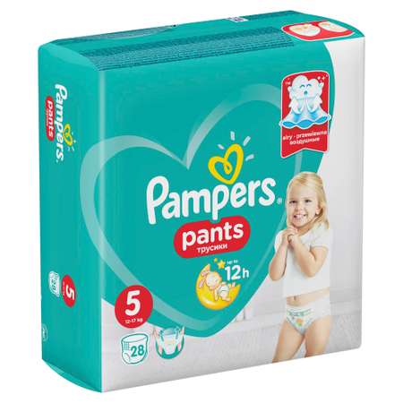 Трусики Pampers Pants 28 шт. 5 12-17 кг