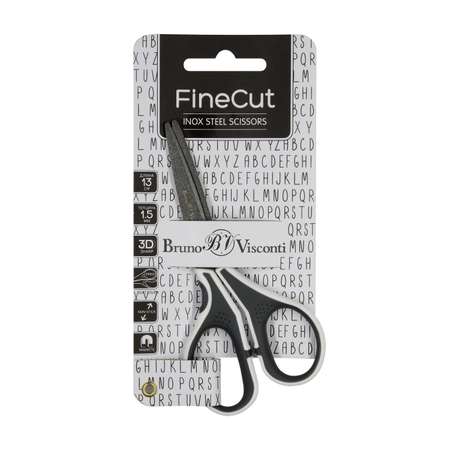 Ножницы Bruno Visconti с тефлоновым покрытием FineCut 13 см эргономичные ручки