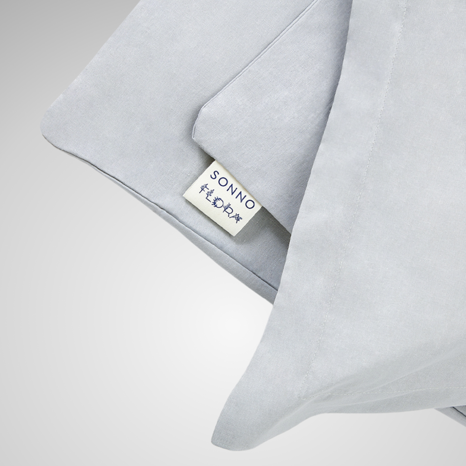 Комплект постельного белья SONNO FLORA 1.5-спальный цвет Норвежский серый - фото 3