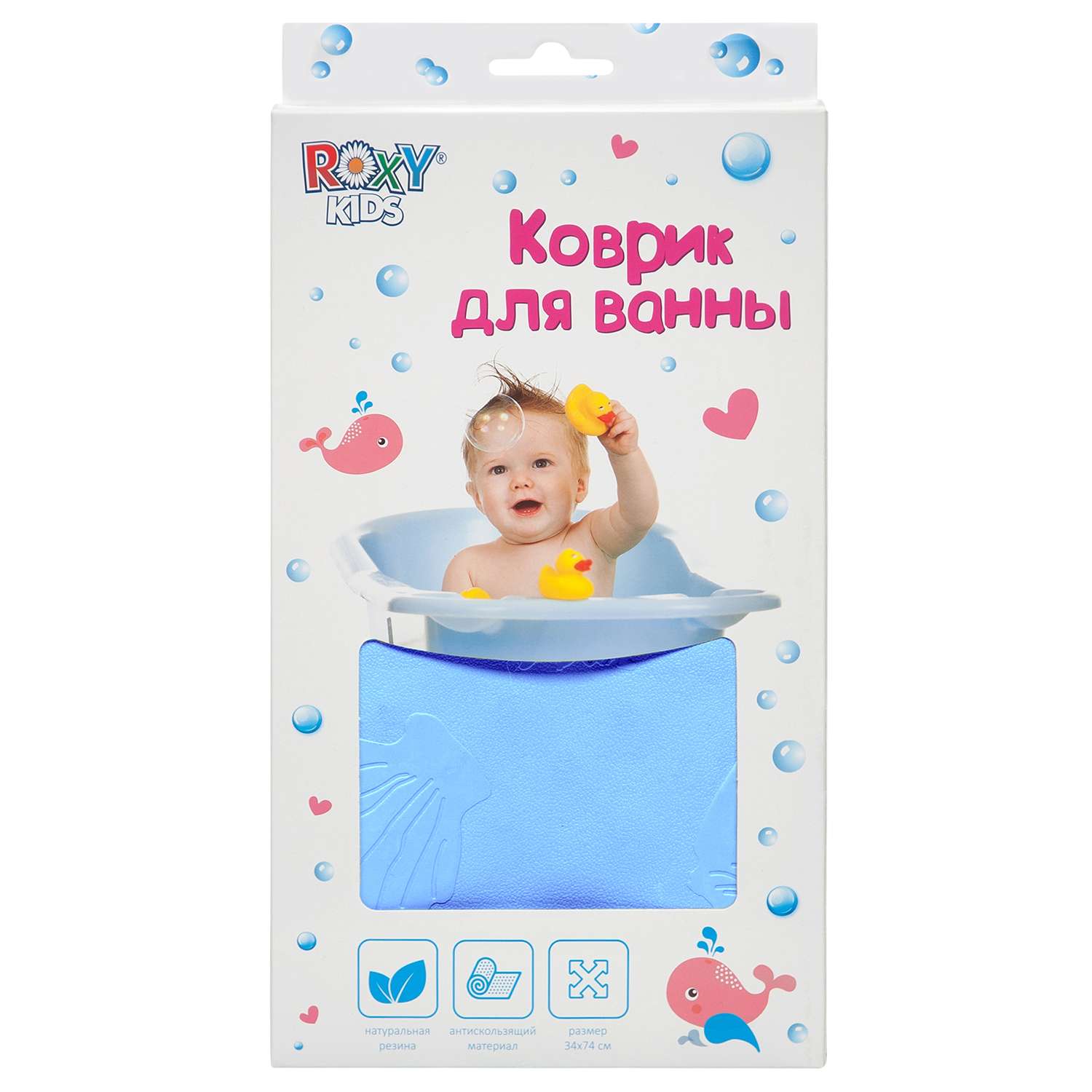 Коврик для ванны Roxy Kids белый