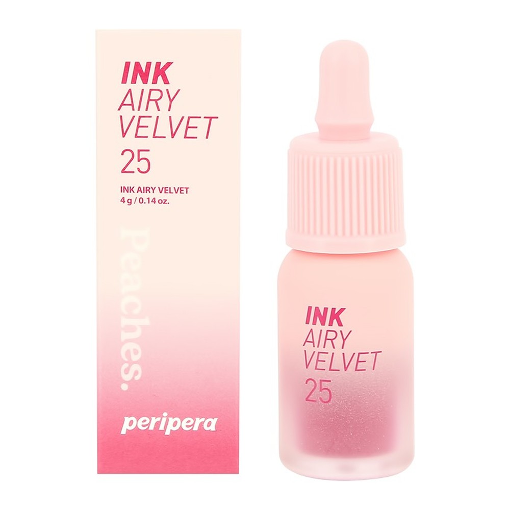 Помада для губ Peripera Ink airy velvet жидкая тон 25 zazzy peach - фото 3