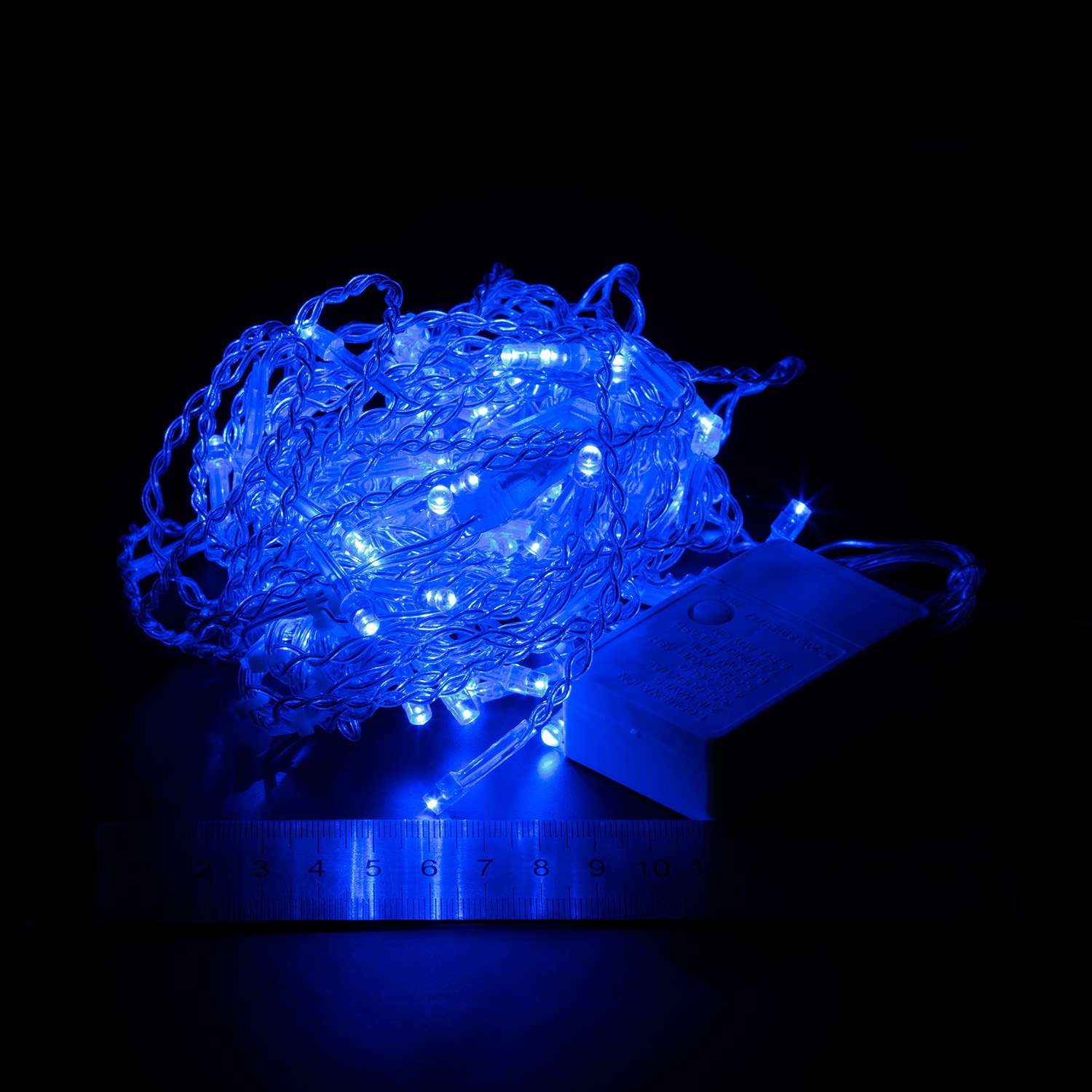 Гирлянда BABY STYLE Бахрома синий в тубе 1.5 м - фото 3