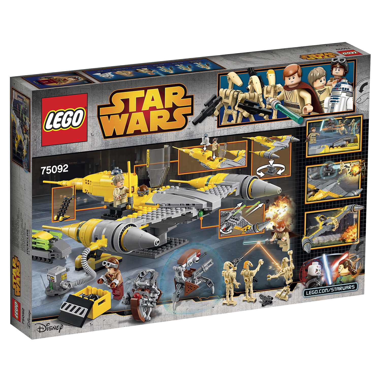 Конструктор LEGO Star Wars TM Истребитель Набу™ (Naboo Starfighter™)  (75092) купить по цене 5499 ₽ в интернет-магазине Детский мир