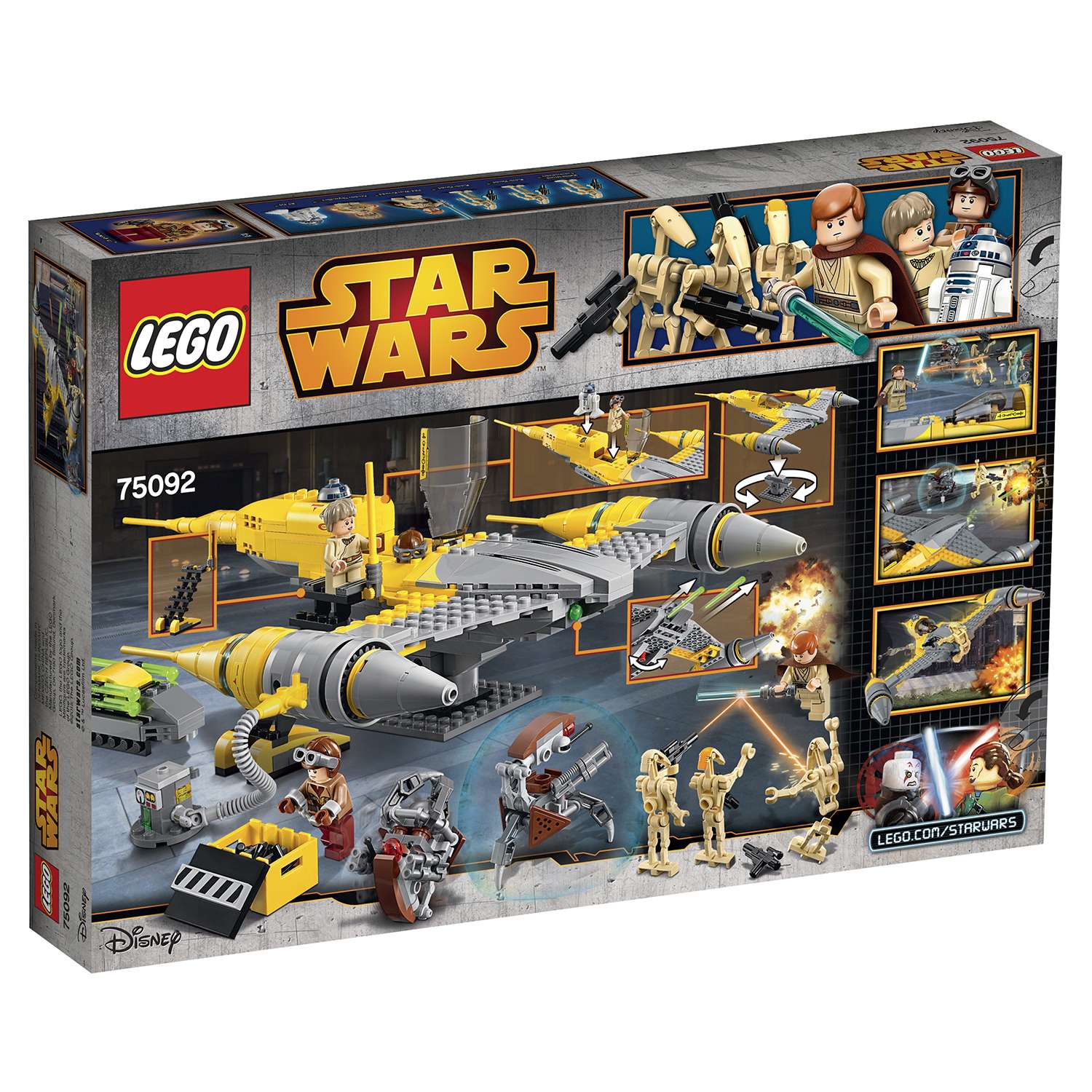 Конструктор LEGO Star Wars Naboo Starfighter блочный - фото 3