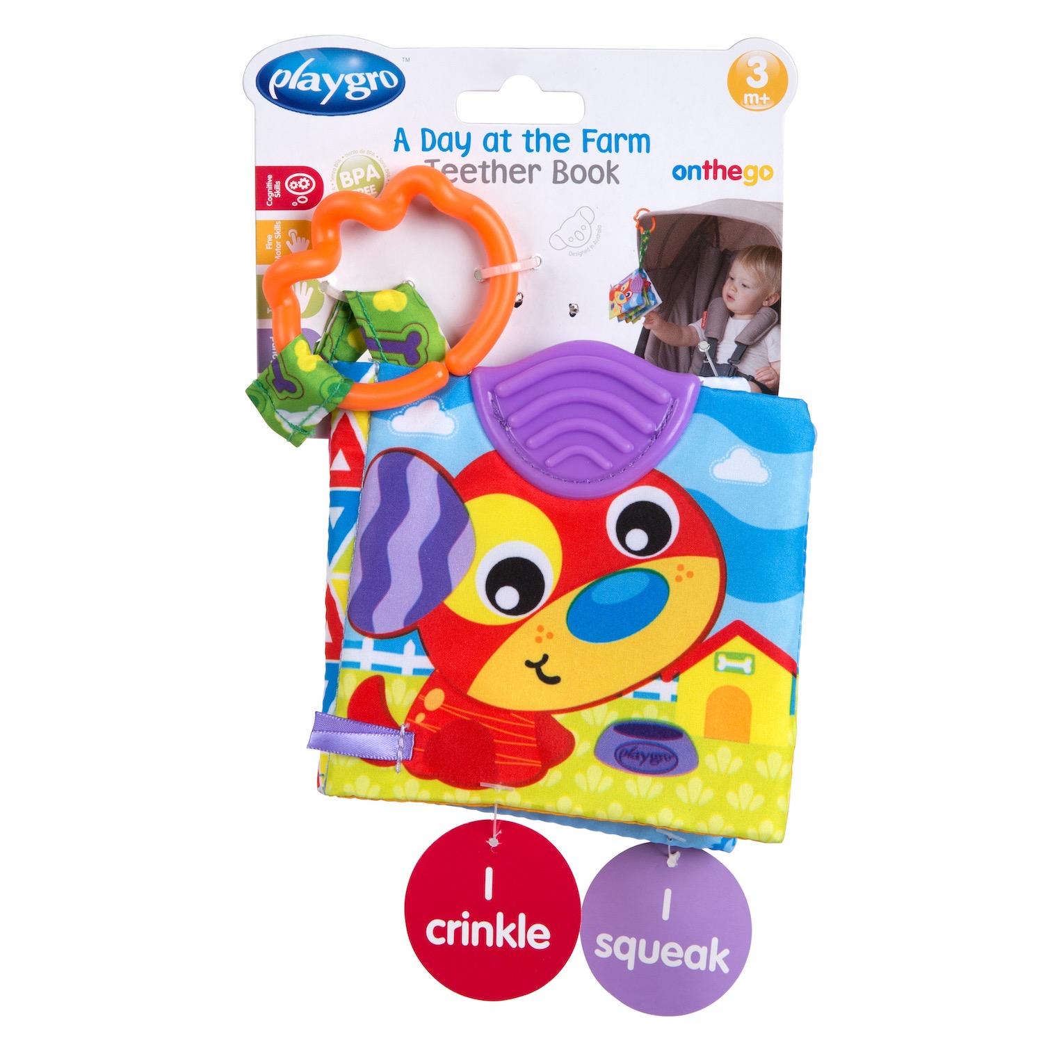 Игрушка Playgro Развивающая книжка 0186967 - фото 2