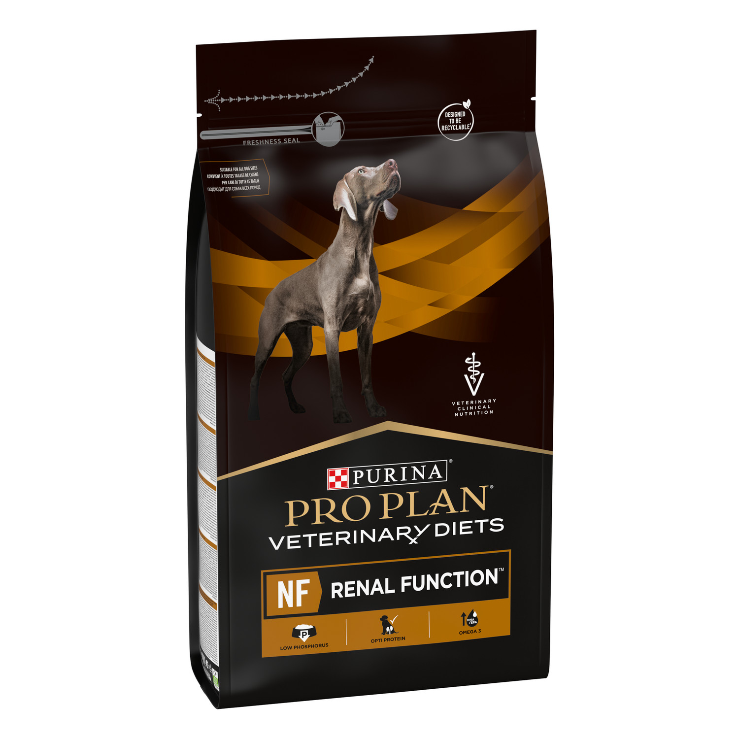 Сухой корм для собак Purina Pro Plan Veterinary diets 3 кг мясо (при заболеваниях почек, лечебный) - фото 4