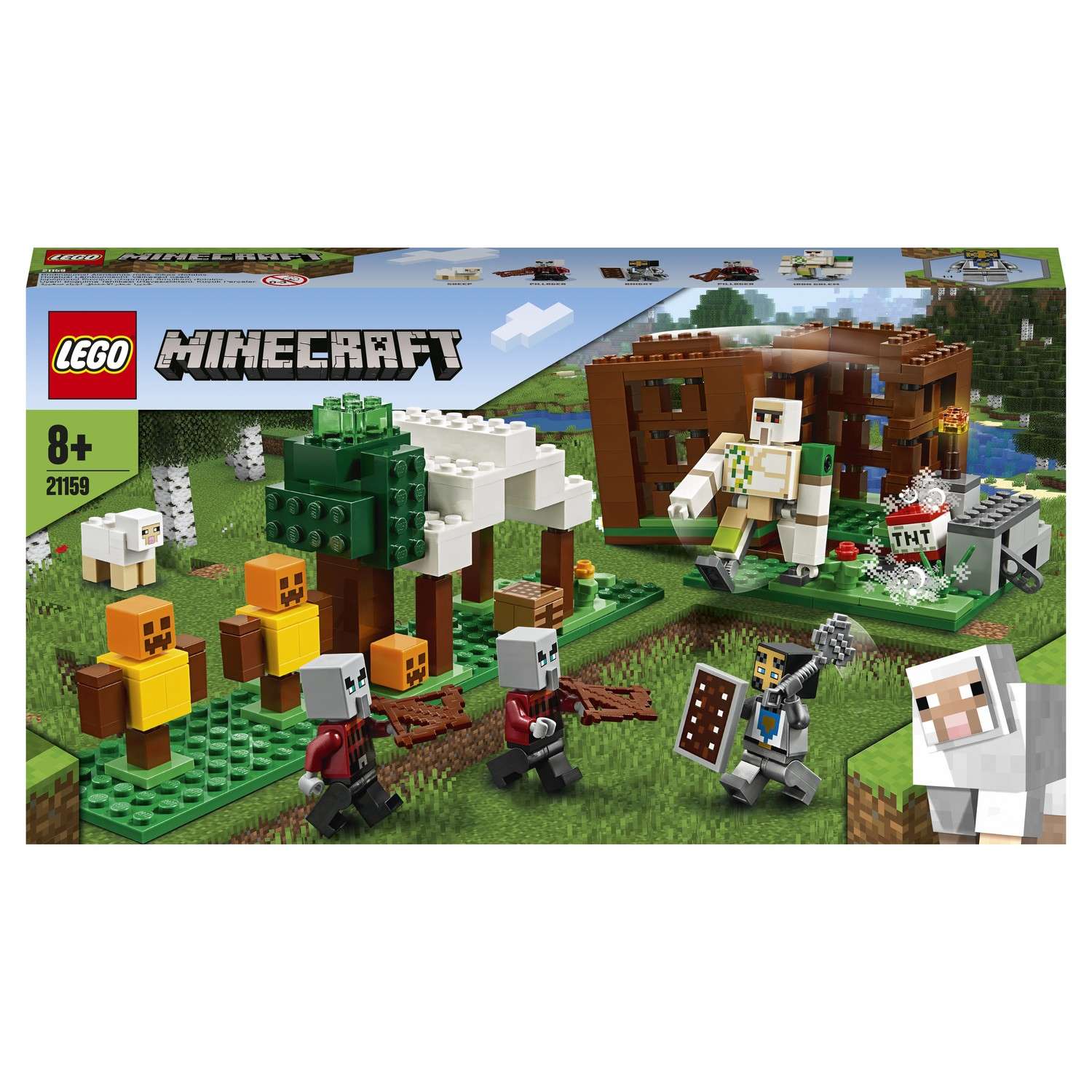 Конструктор LEGO Minecraft Аванпост разбойников 21159 - фото 2