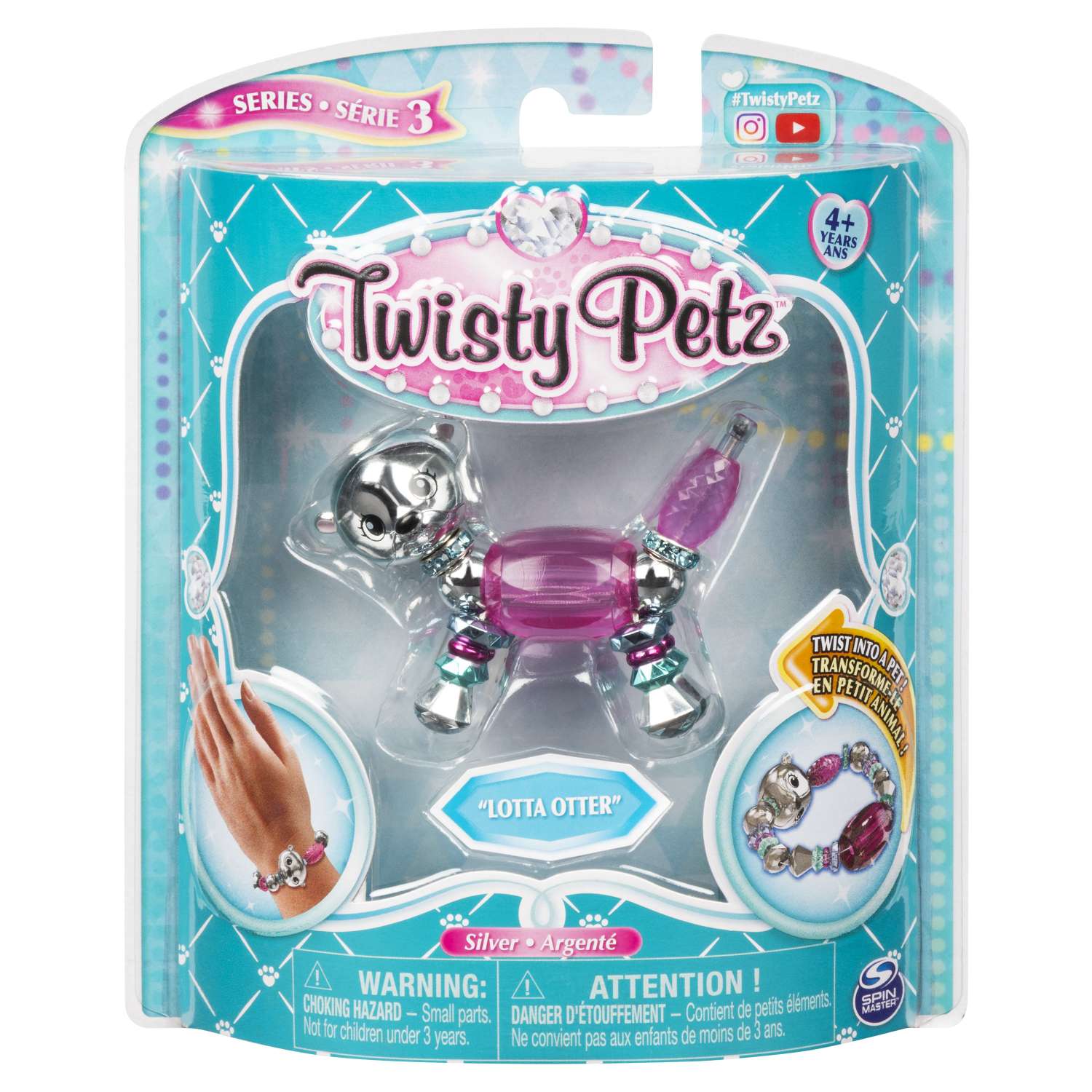 Набор Twisty Petz Фигурка-трансформер для создания браслетов Lotta Otter 6044770/20121574 - фото 1