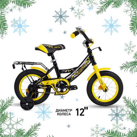 Велосипед NRG BIKES Sparrow 12 black-yellow