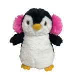Мягкая игрушка ПЛЮШЛЕНД Пингвин в розовых и синих наушниках