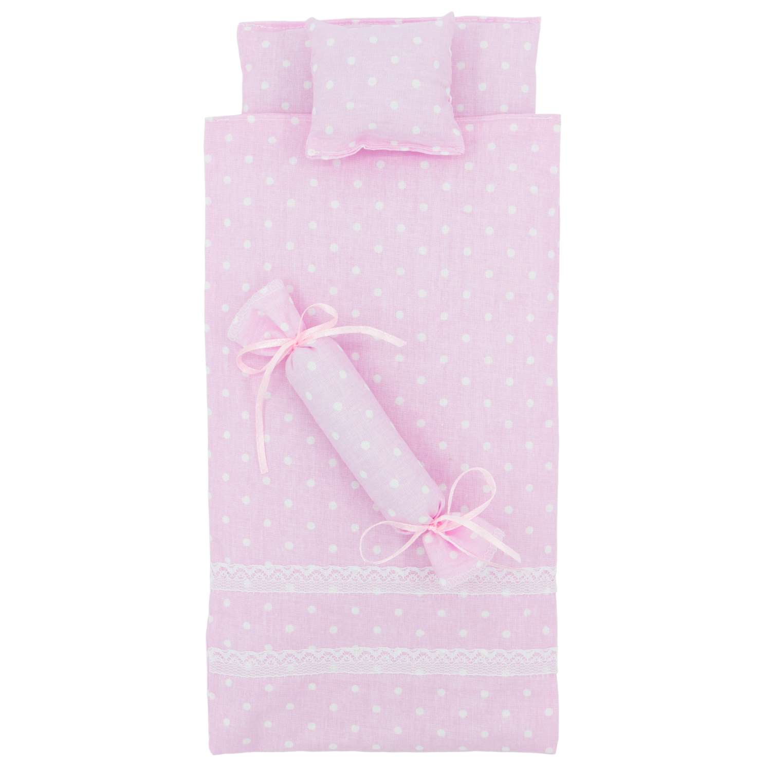 Комлпект постельного белья Модница для куклы 29 см пастельно-розовый 2002пастельно-розовый - фото 6