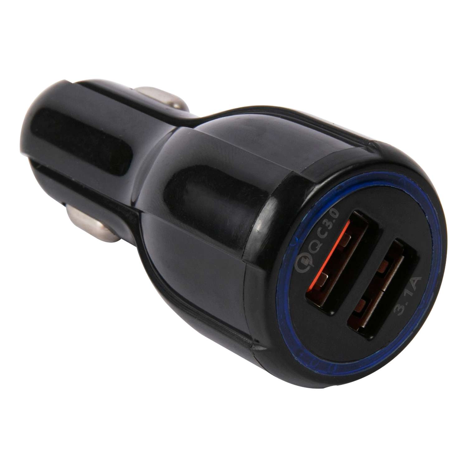 Зарядное устройство mObility автомобильное и кабель Type-C AC-17 2USB QC 3.0 18W черный - фото 2