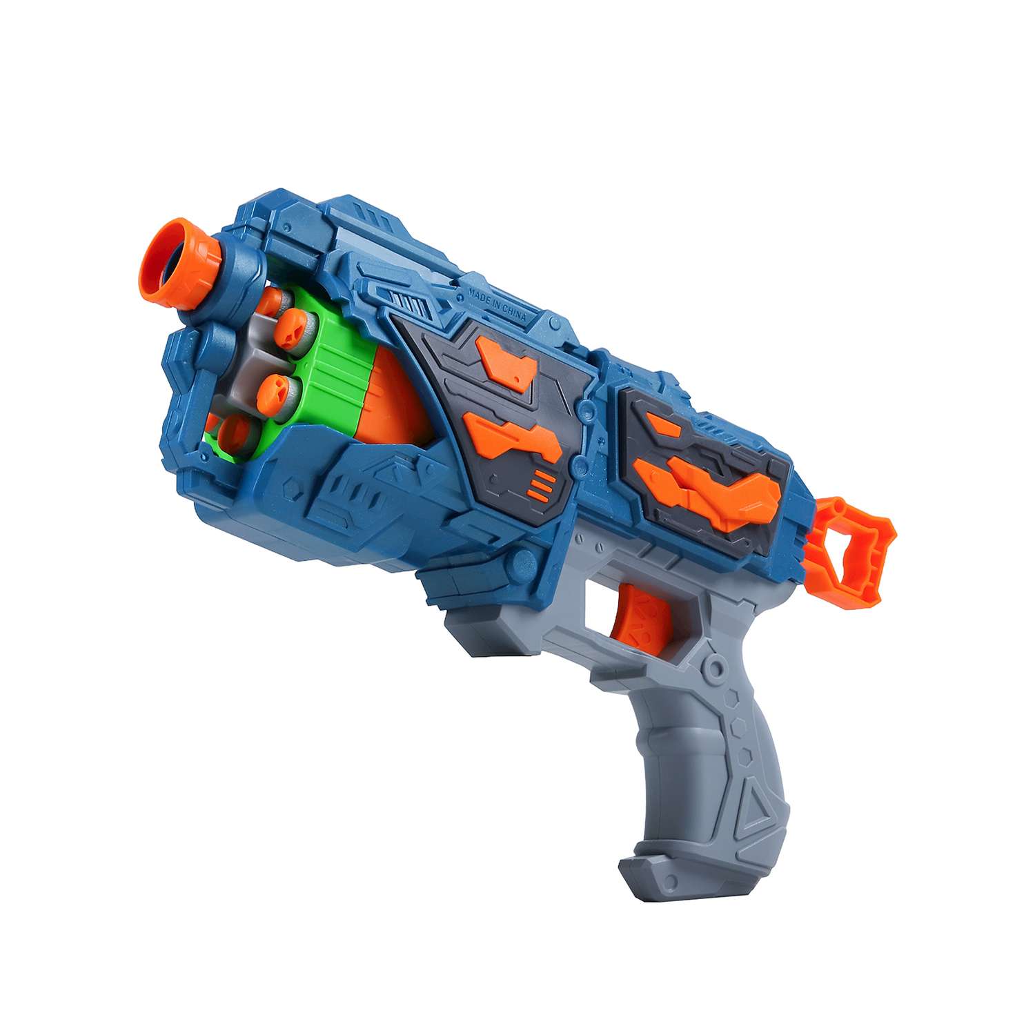 Игрушечное оружие Маленький Воин Бластер с мягкими пулями 6 пуль в комплекте ручной затвор JB0211178 - фото 4