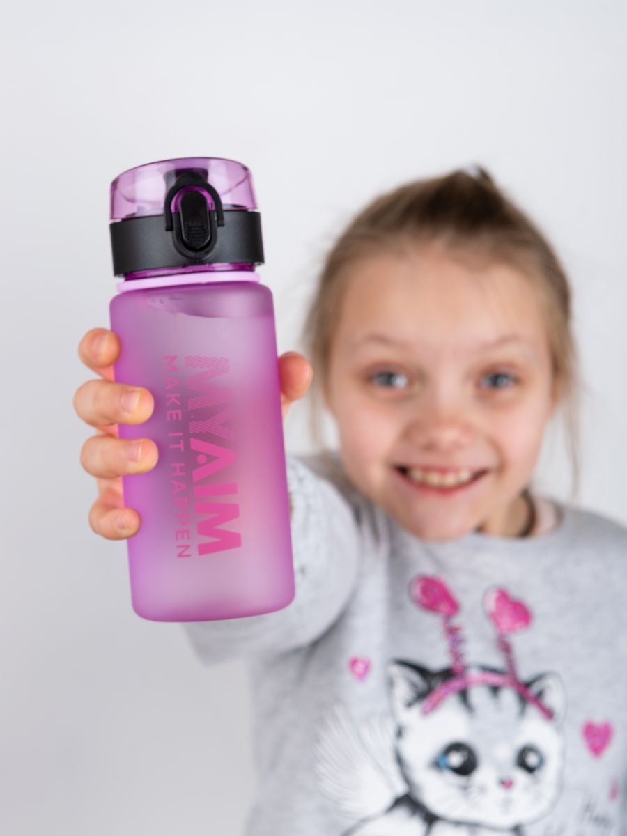 Бутылка спортивная 400 мл MyAim 4001 розовый - фото 11