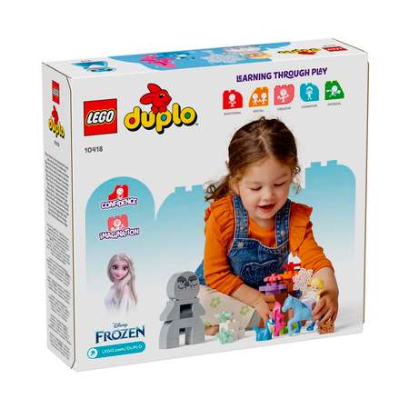 Конструктор детский LEGO Duplo Эльза и Бруни в Заколдованном лесу 10418