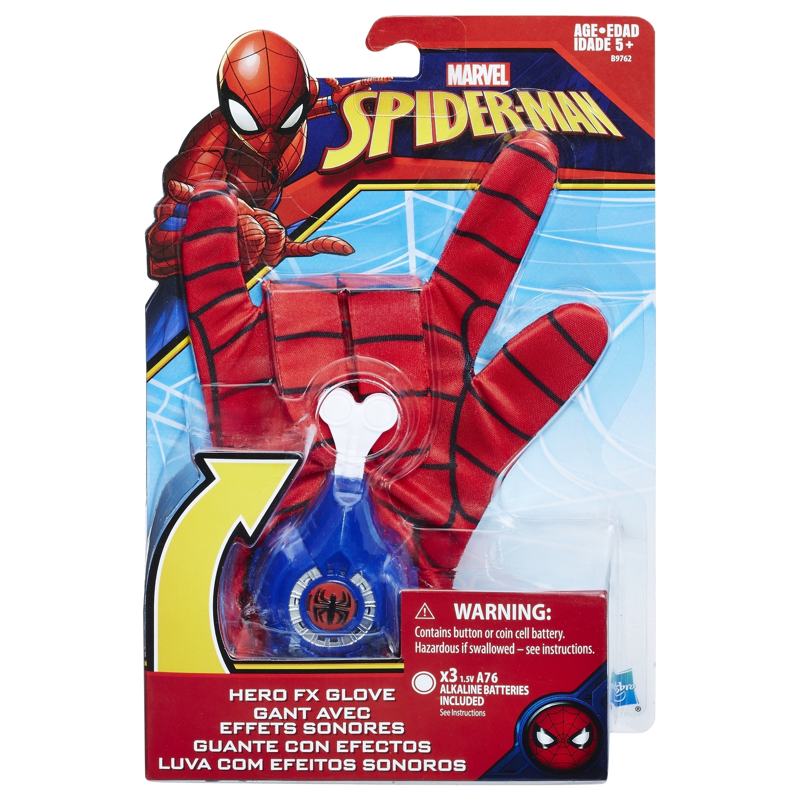 Игрушка Человек-Паук (Spider-man) Перчатка Человек Паук B9762EU6 купить по  цене 99 ₽ в интернет-магазине Детский мир