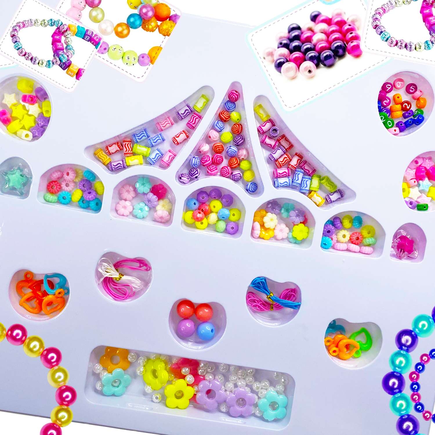 Набор для создания украшений MINI-TOYS из бисера «Diy beads Jewelry» Карусель - фото 2