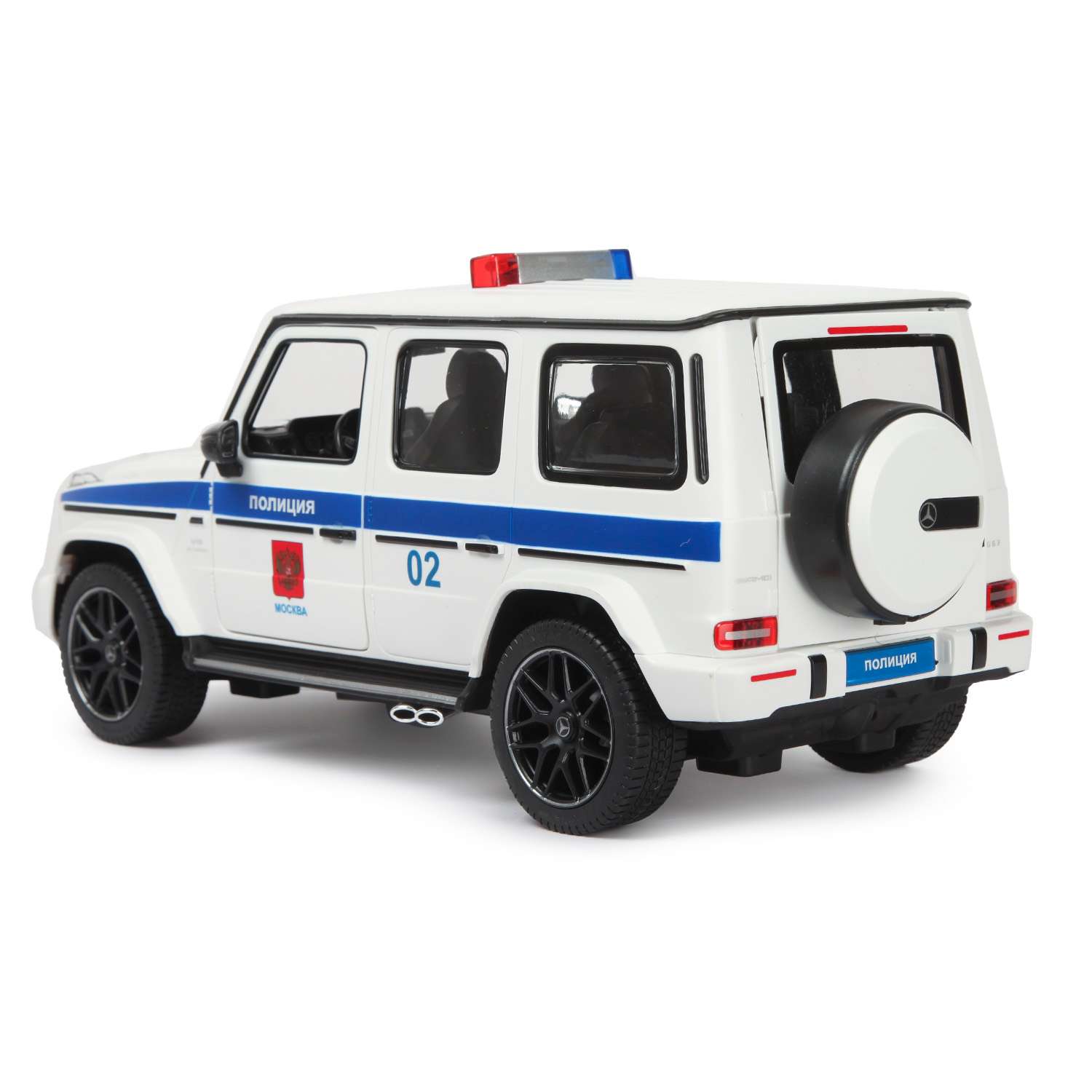 Машина Rastar РУ 1:14 Mercedes-Benz G63 Белая 95700P - фото 4