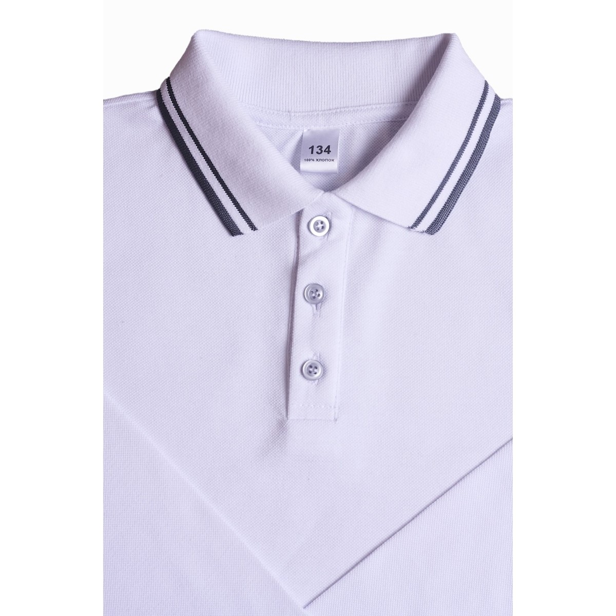 Рубашка-поло M-BABY MB-4141/белый/белый/серый - фото 11