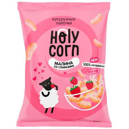 Снеки курузные Holy Corn малина 50г