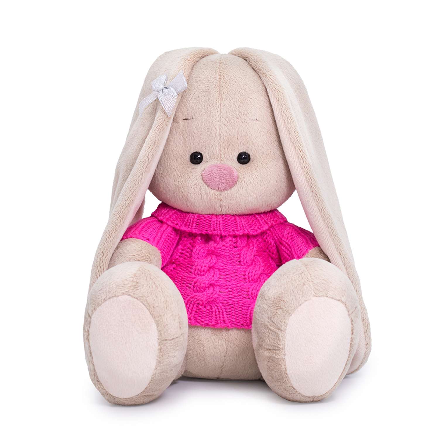 Мягкая игрушка BUDI BASA Зайка Ми в розовом свитере 23 см SidM-344 - фото 1