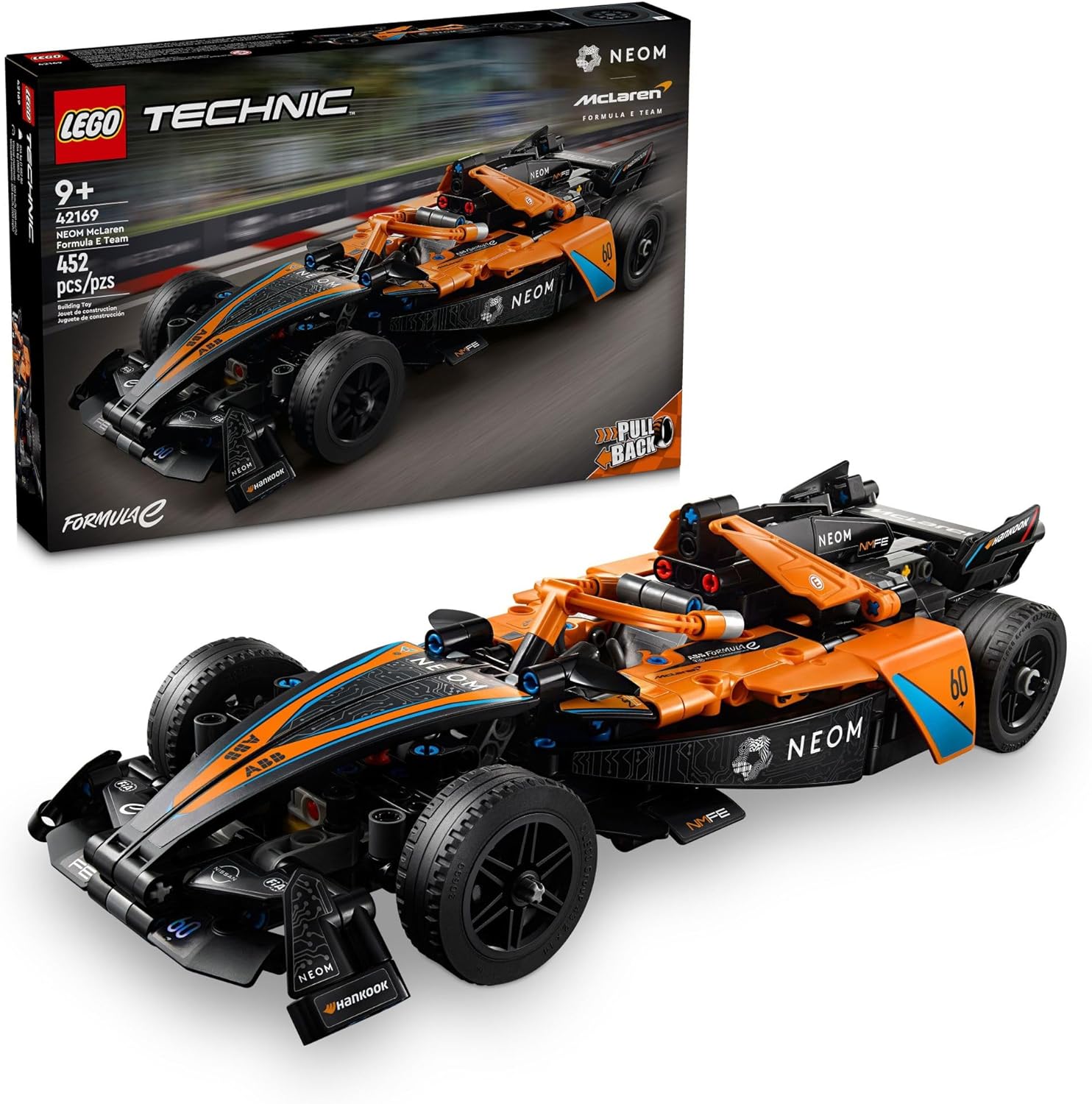 Конструктор LEGO Technic Neom МакЛарен Формула Е Гоночный автомобиль 42169 - фото 1