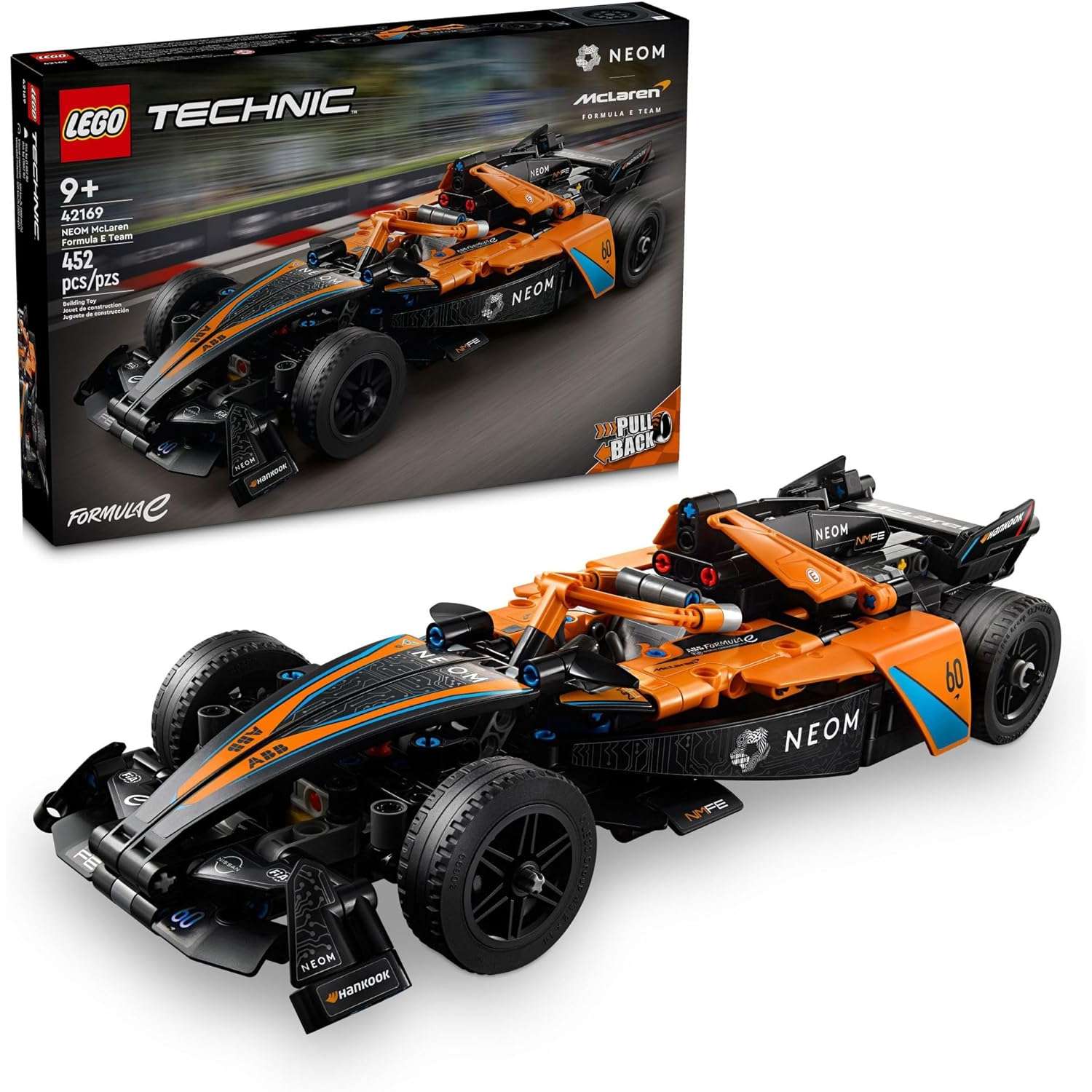 Конструктор LEGO Technic Neom МакЛарен Формула Е Гоночный автомобиль 42169 - фото 1