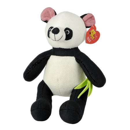 Игрушка ABTOYS Knitted Панда вязаная