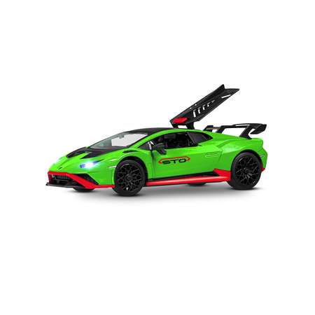 Автомобиль АВТОпанорама Lamborghini Huracan STO 1:32 зеленый