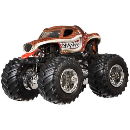 Машина Hot Wheels Monster Jam 1:64 Dog Pound Монстр-пес Коричневый FLX33