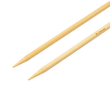 Спицы круговые Hobby Pro бамбуковые с гибкой леской для деликатной пряжи 100 см 5.0 мм 942150