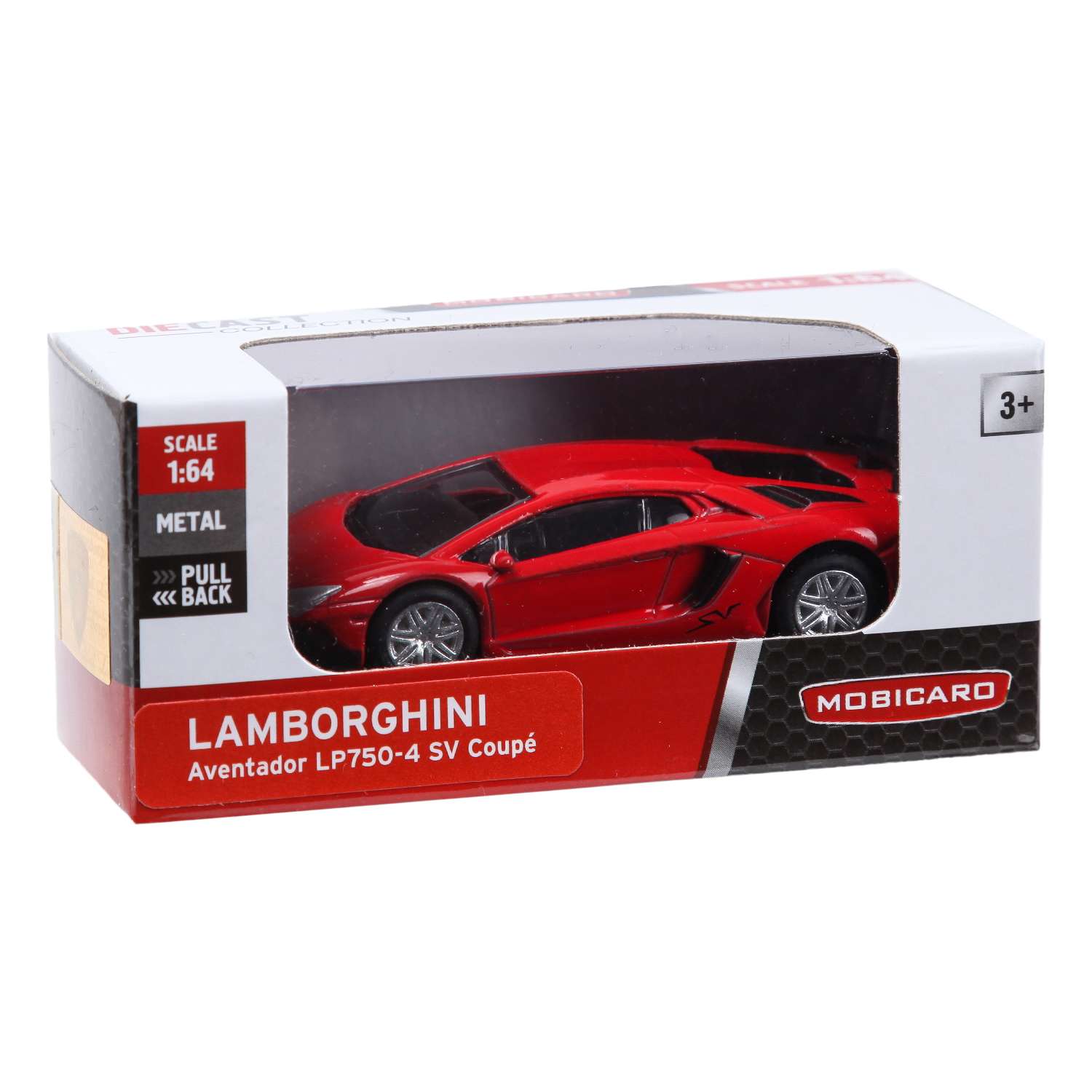 Машина Mobicaro 1:64 Lamborghini Aventador LP750-4SV в ассортименте 354994 354994 - фото 2
