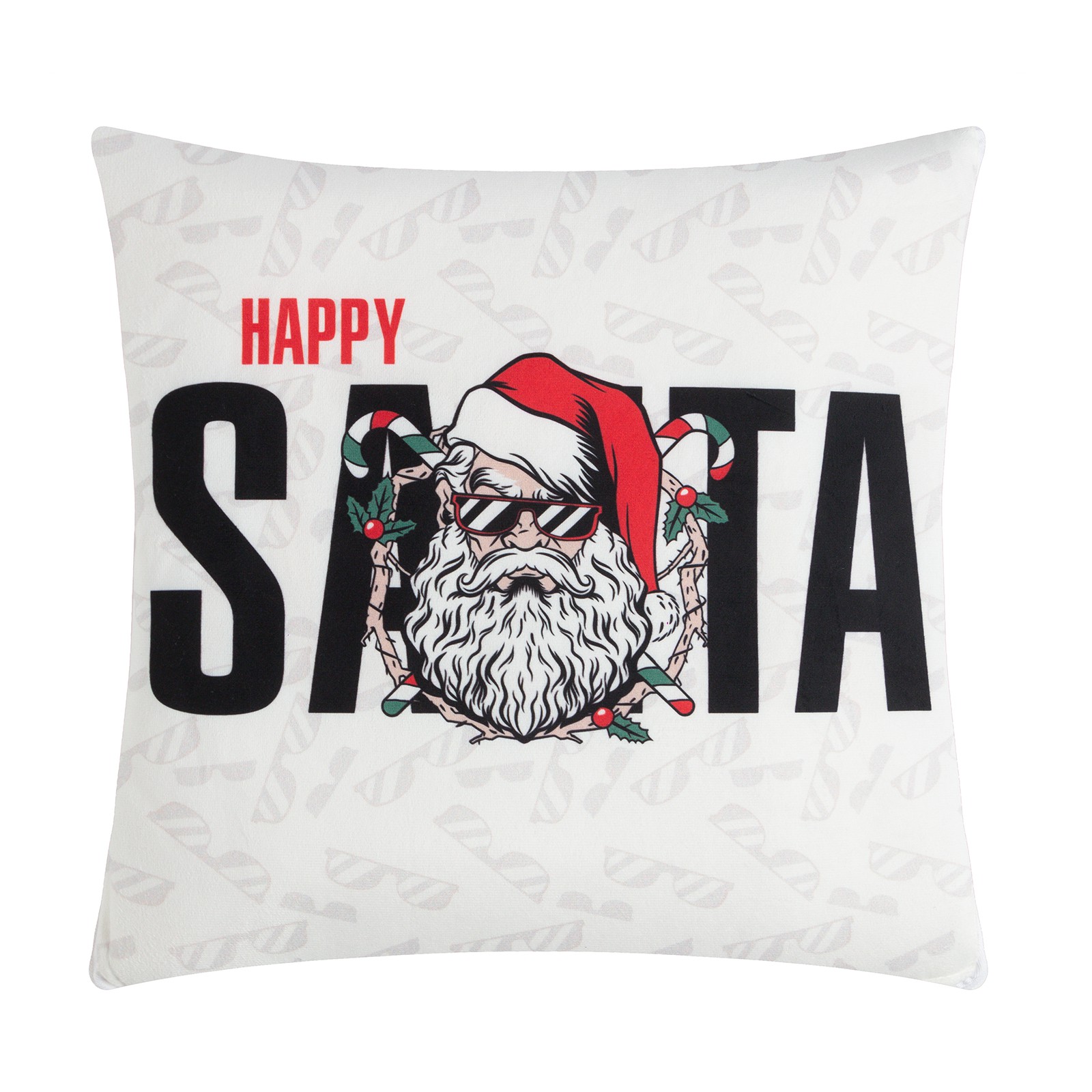 Подушка-плед Этель Happy Santa подушка 40*40 3 см плед 100*150 см - фото 1