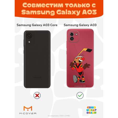 Силиконовый чехол Mcover для смартфона Samsung Galaxy A03 Союзмультфильм Капитан Метеора