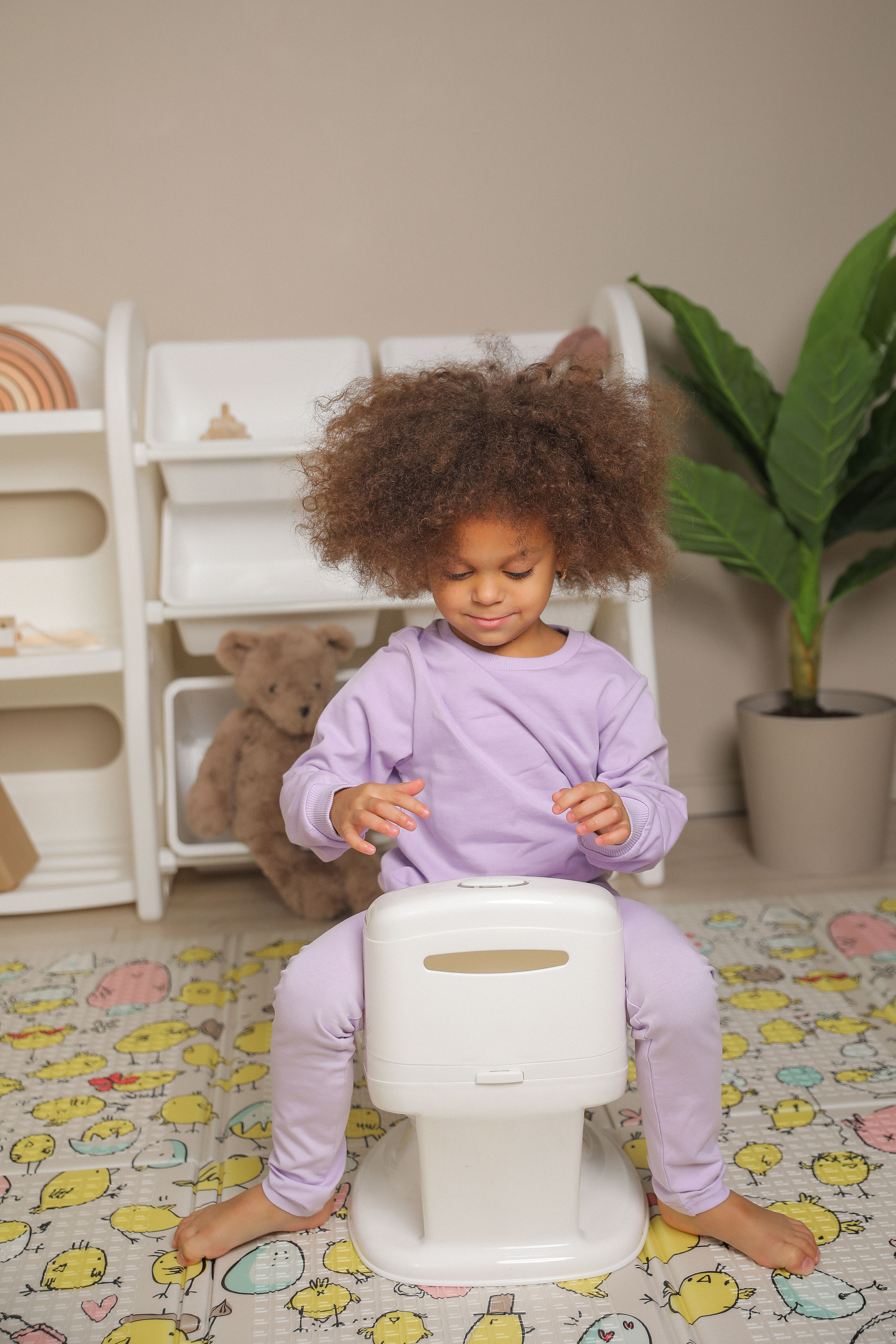 Детский горшок Ifam Easy doing baby potty со звуком белый - фото 7