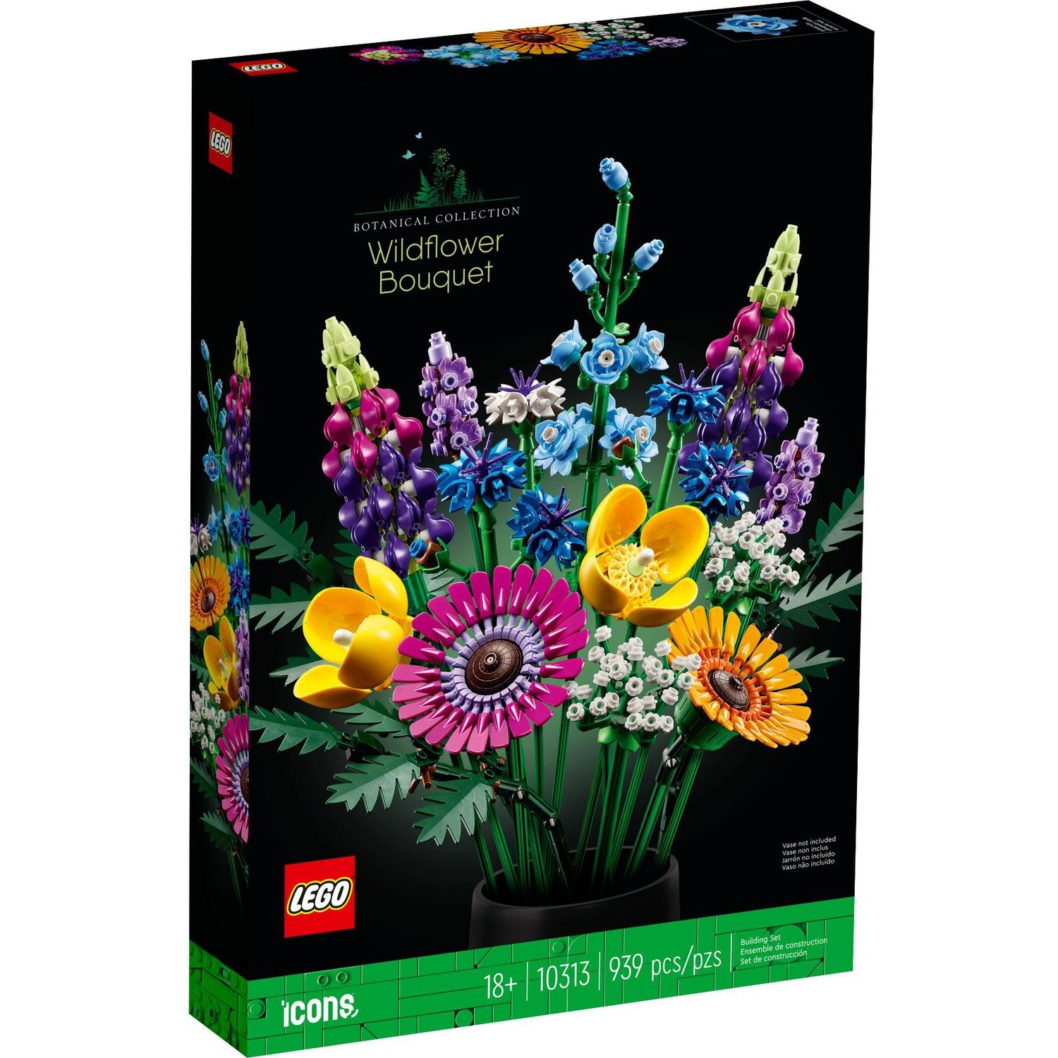 Конструктор LEGO Icons Wildflower Bouquet 10313 купить по цене 6399 ₽ в  интернет-магазине Детский мир