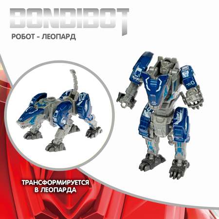 Трансформер BONDIBON BONDIBOT 2в1 робот-леопард с металлическими деталями