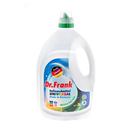 Жидкое средство для стирки Dr.Frank универсальный гель 40 стирок 3 л
