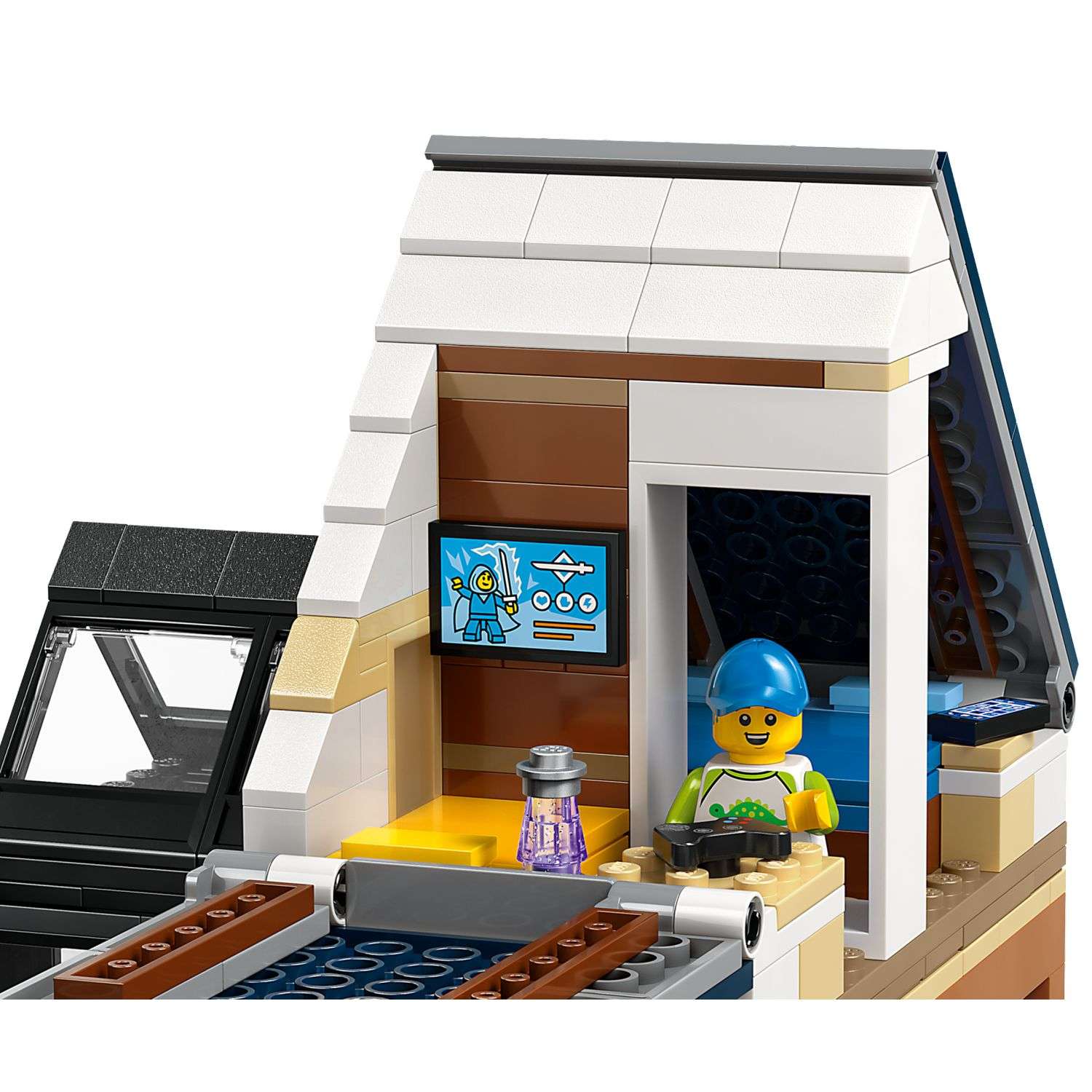 Конструктор LEGO City Family House and Electric Car 60398 - фото 6