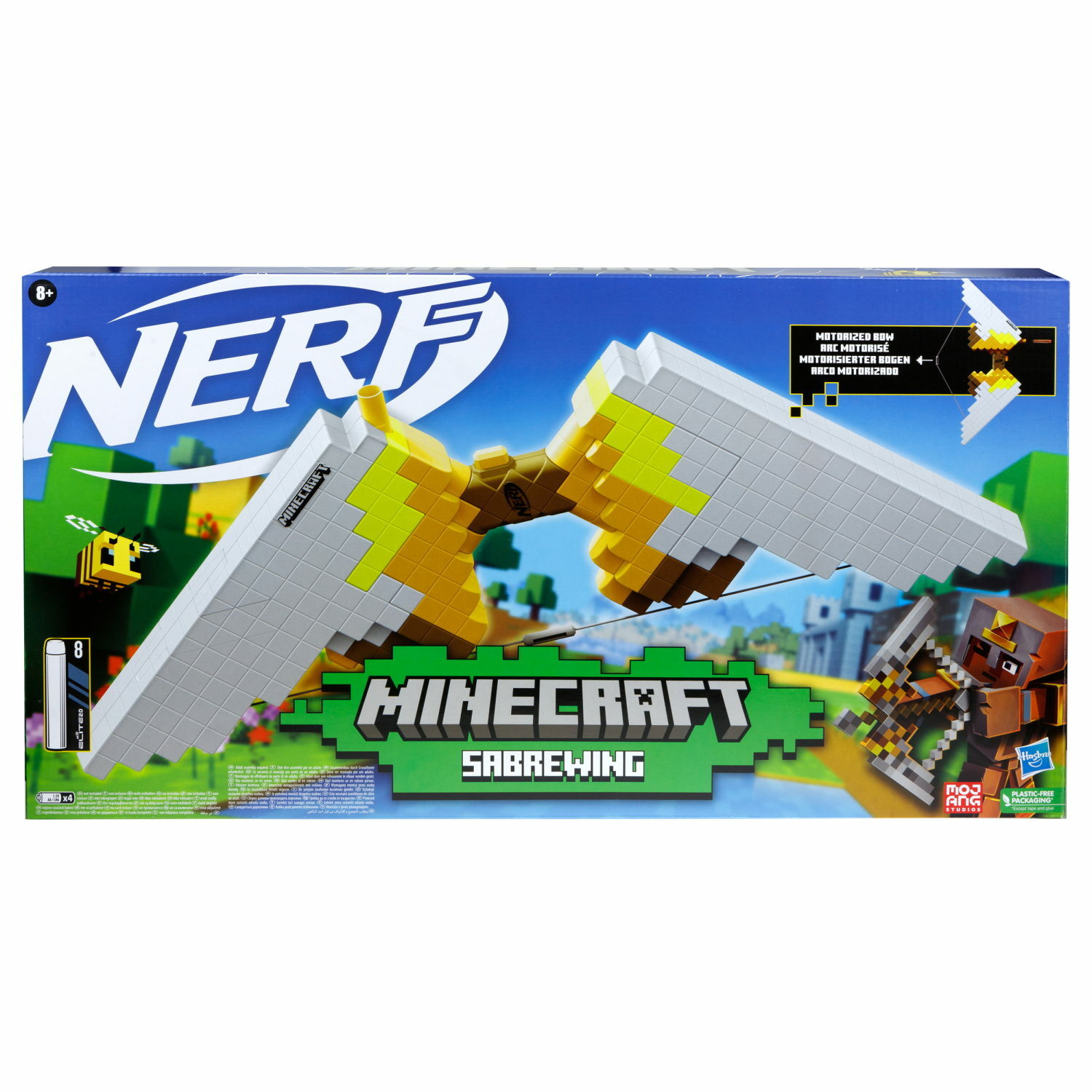 Бластер Hasbro Nerf Minecraft Sabrewing купить по цене 11495 ₽ в  интернет-магазине Детский мир