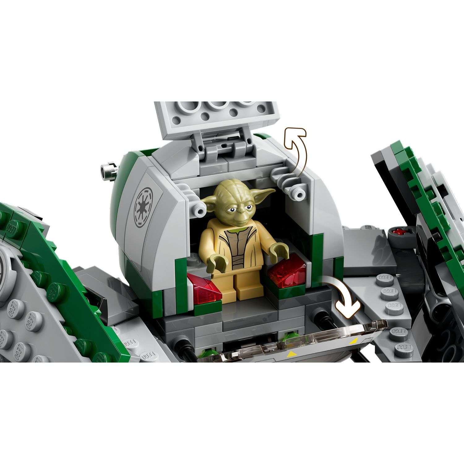 Конструктор LEGO Yoda's Jedi Starfighter 75360 - фото 4