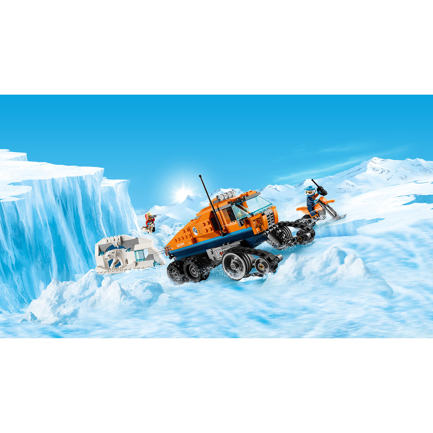 Конструктор LEGO City Arctic Expedition Грузовик ледовой разведки 60194 - фото 5