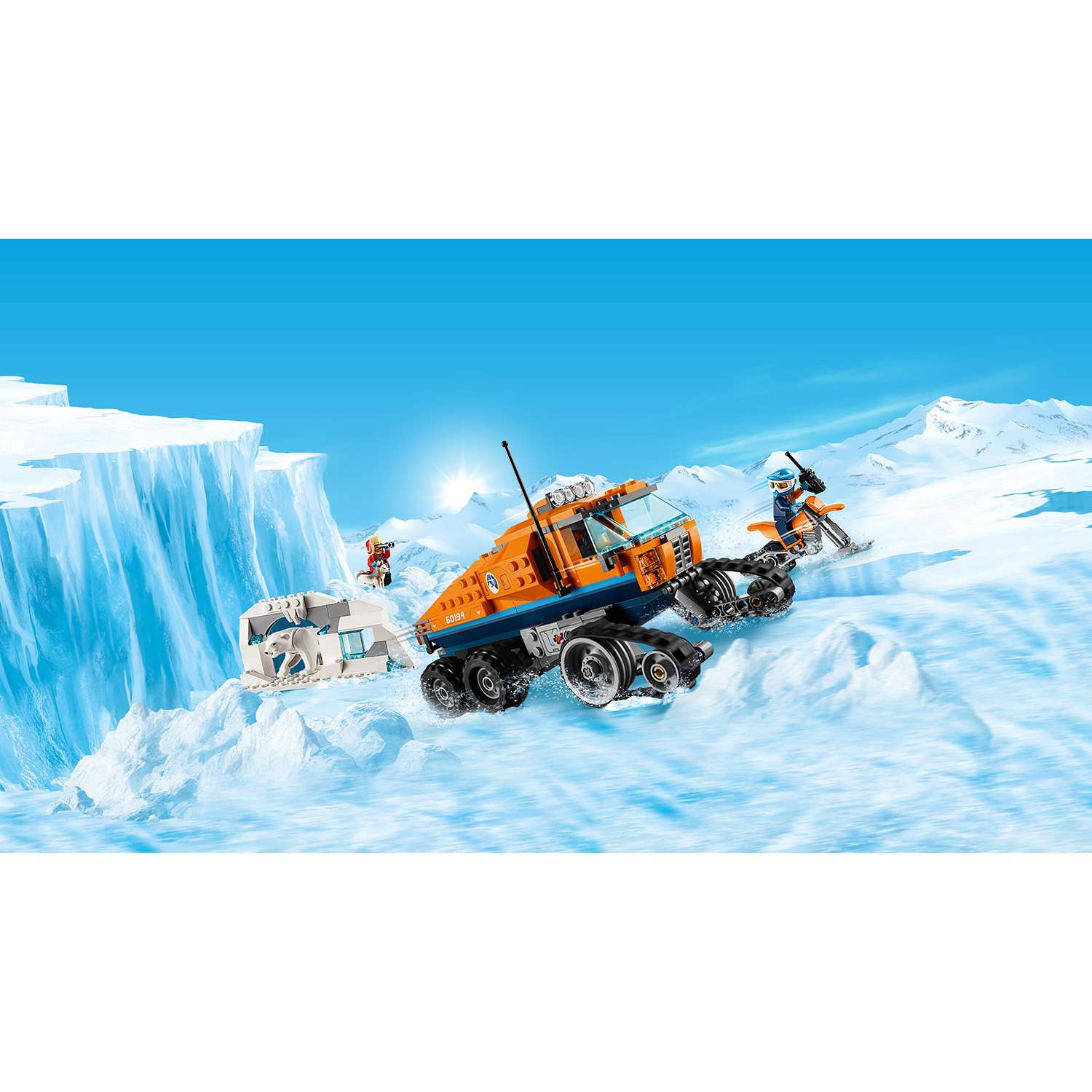 Конструктор LEGO City Arctic Expedition Грузовик ледовой разведки 60194 - фото 5