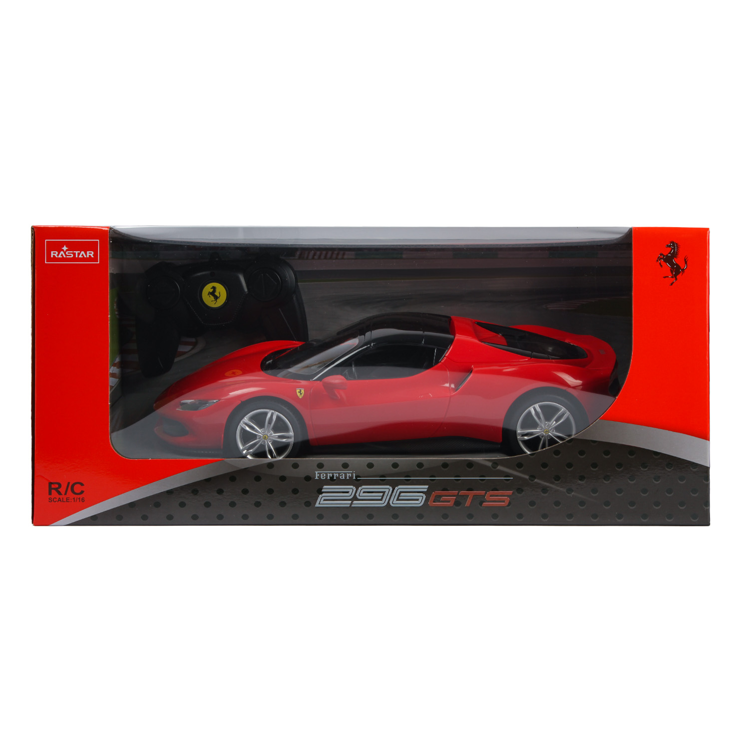 Машина Rastar 1:16 Р/У Ferrari 296 GTS Красная 94600 - фото 2